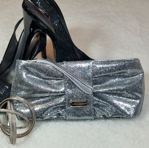 Victoria's Secret Wristlet Purse Silver